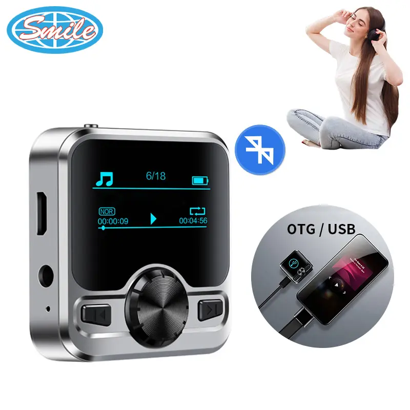 M9 Music MP3 Player 1.2 Inch OLED AI Intelligent HD With FM E-Book BT 4.2 MP4 Player