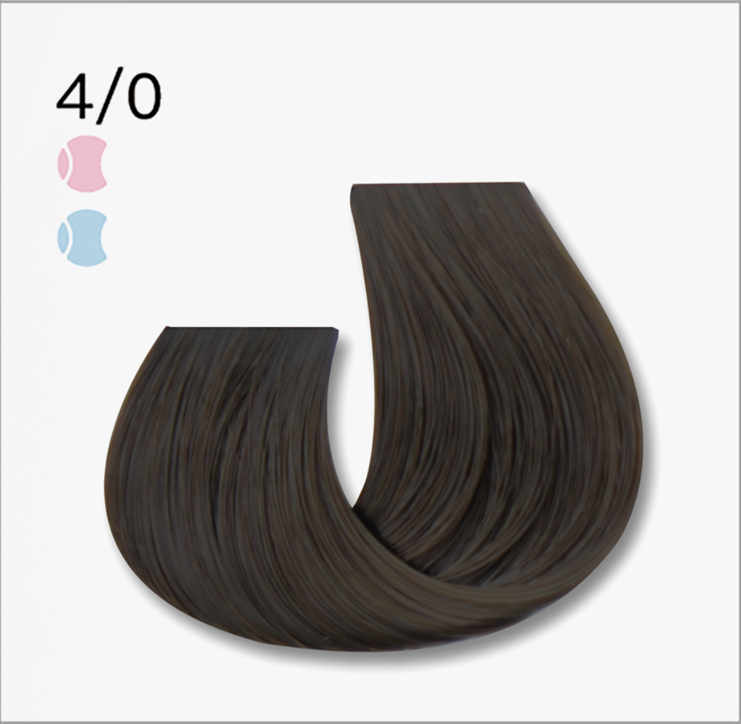 4/0 natural dark brown