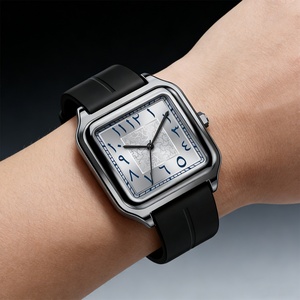 Montre de luxe haut de gamme pour hommes, montre à quartz avec chiffres arabes, montre à quartz étanche de haute qualité, montre pour hommes - Product Image 2