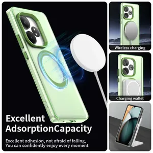 Funda mate a prueba de golpes para <span class=keywords><strong>Realme</strong></span> GT NEO <span class=keywords><strong>6</strong></span> SE GT6, funda trasera magnética <span class=keywords><strong>Realme</strong></span> 14 13 <span class=keywords><strong>Pro</strong></span> Plus Note 60, esmerilado, antideslizante, antiarañazos - Product Image 3
