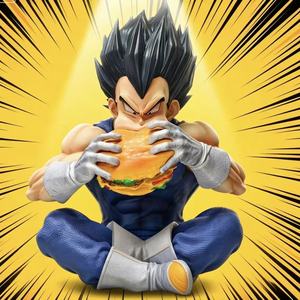 Figurine d'action Dragon Ball <span class=keywords><strong>Vegeta</strong></span> Hamburger, Nouveau Produit, Merchandising Anime, Ornement de Bureau, Cadeau Décoratif, Collection - Product Image 2