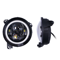 Proyector Led de 9 pulgadas para coche, faro delantero con soporte para Jeep Wrangler Jl, estilo gladiador Jt