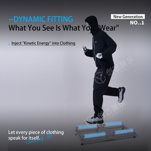 Mannequin robot électrique dynamique en fibre <span class=keywords><strong>de</strong></span> verre haute technologie pour vitrine créative <span class=keywords><strong>de</strong></span> vêtements pour hommes, entièrement articulé - Product Image 2