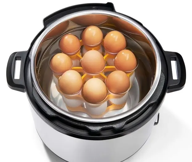 鍋または電気圧力鍋用のシリコンエッグラック卵ホルダーおよびボイラーエッグトレイ