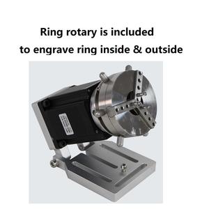 Graveur laser à fibre de bureau pour la gravure de bijoux <span class=keywords><strong>en</strong></span> or, argent, acier inoxydable et autres métaux, avec moniteur d'ordinateur et aspiration - Product Image 2