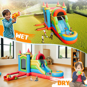 <span class=keywords><strong>Inflatable</strong></span> nhỏ nhà bị trả lại lâu đài trẻ em bên nhảy bouncy Combo lâu đài nhà Jumper Bouncer với trượt - Product Image 5