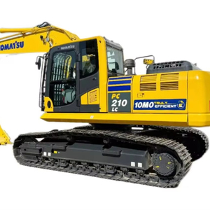 Excavatrice PC210lc-10 Komatsu d'origine japonaise hydraulique utilisée de type chenille efficace avec composants de base moteur et moteur - Product Image 1