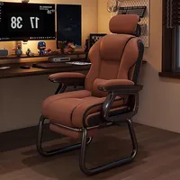 Sillón Minimalista Arqueado Portátil para el Hogar, Sillón Perezoso para Dormitorio (Tela)