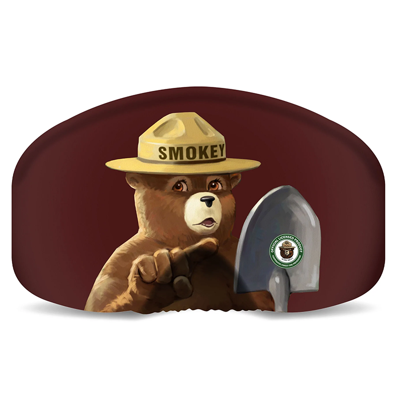 Ours fumeur à fond rouge Smokey Point