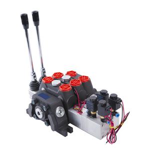 4スプールソレノイド12v Dc油圧制御弁ダブル演技13 Gpm 3600 Psi - Product Image 4