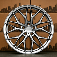 Nouvelles jantes en alliage Flow Forming de 17/18/19/20 pouces, design à rayons en V, PCD standard 5x108/112/114.3/120 pour Audi pour Mercedes