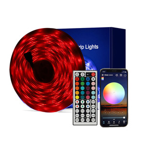 5050 <strong>RGB</strong> Light <strong>Strip</strong> Set With WiFi12V Waterproof <strong>LED</strong> Tape Lights With 44 Key Remote <strong>Control</strong> And <strong>RGB</strong> Light <strong>Strip</strong> - Product Image 3