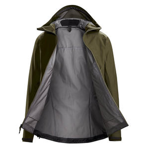 Chaqueta cortavientos impermeable ligera personalizada para hombre con cremallera lateral Beta Lt abrigo impermeable unisex - Product Image 3