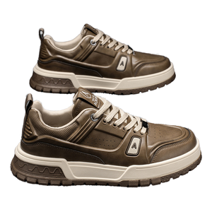 Men's <b>Shoes</b> 2025 Autumn New Youth Style Outdoor Trendy Design Waterproof Mesh Upper Thick Sole <b>Height</b> <b>Increasing</b> Running Casual - Product Image 1