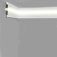 Luminaire linéaire double à montage en surface pour plafond, idéal pour salon, chambre, éclairage de plafond encastré, barre lumineuse rigide en plâtre