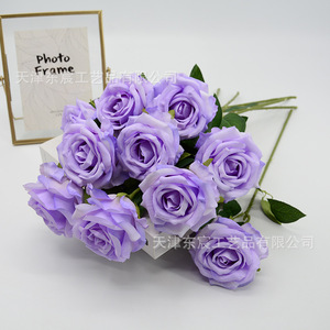 Rosa Artificial Dongchen Crafts, Tallo Único, Decoración para Bodas y Hogar, Arreglo Floral, Regalo de San Valentín - Product Image 3