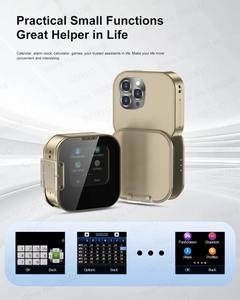 Vente en gros NOUVEAU I19 Téléphone à écran tactile rotatif 1,69 pouces avec fonction Magic Voice, Bluetooth, numérotation vocale et lampe torche 90 °   Mini téléphone portable rotatif 2G - Product Image 6