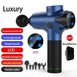 NINGDECRIUS Masseur musculaire profond sans fil 24V Télécommande sans fil 6 vitesses 6 têtes de <span class=keywords><strong>massage</strong></span> Masseur corporel <span class=keywords><strong>Massage</strong></span> des tissus profonds Pistolet de <span class=keywords><strong>massage</strong></span> - Product Image 4