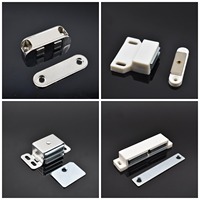 Aimant de meuble en plastique ABS aimant de porte d'armoire à loquet magnétique pour placard de cuisine aimant de loquet de tiroir de porte d'armoire pour tiroir