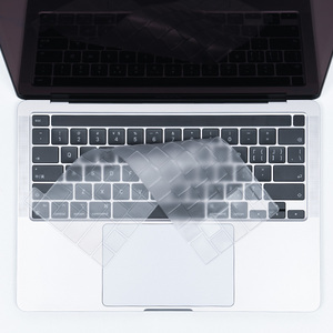 Film de <span class=keywords><strong>clavier</strong></span> en silicone transparent ultra-fin imperméable pour <span class=keywords><strong>Macbook</strong></span> <span class=keywords><strong>Pro</strong></span> M1 A2338 Housse de <span class=keywords><strong>clavier</strong></span> A2251 2020 Pro16 A2485 - Product Image 5