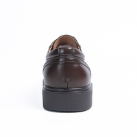 Chaussures Derby en Cuir Véritable Italien Vintage Personnalisées par le Fabricant pour Hommes, Style Brogue, à Enfiler, pour Affaires, Fêtes et Quotidien