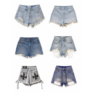 Shorts in Denim Casual Estivi da Donna, Shorts in Denim Aderenti da Donna, Shorts in Denim alla Moda per Ragazze - Product Image 2