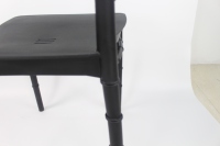Nouvelles chaises de mariage en gros, empilables, en plastique, pour événements extérieurs et jardins, utilisées pour la vente