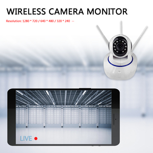 Hot bán V380 ip robot CCTV <span class=keywords><strong>Camera</strong></span> cho nhà thông minh an ninh 1080P Mini 3 anten hai-cách âm thanh cmos cho bé trong nhà đám mây - Product Image 5