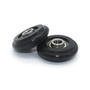 Rodamientos de Anillo Tórico Recubiertos de Plástico para Equipos Automatizados, Muebles y Materiales de Construcción, Rodillos de Riel con Ranura en U para Módulos Deslizantes - Product Image 1