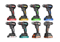 Perceuse sans fil rechargeable DIY à moteur sans balais, vitesse variable, pour réparation automobile, diamètre de perçage max. 10 mm, OEM