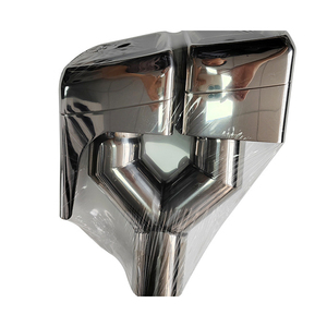 Diffusore Posteriore W218 con Terminale Sportivo in Nero Lucido/Look Carbonio per <span class=keywords><strong>Mercedes</strong></span> CLS63 W218 2012-2017 (Sostituzione) - Product Image 4