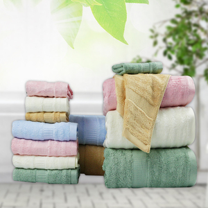 Colorido suave cómodo de fibra de bambú de lujo Toalla de baño conjuntos - Product Image 1