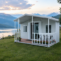 Maison conteneur pliable Jiezhu à double aile extensible, épaissie et respirante, avec chambre et salle de bain pour usage en dortoir
