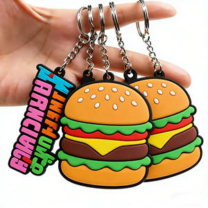 سلسلة مفاتيح مخصصة من البي في سي الناعم، حلقة مفاتيح مطاطية، حامل مفاتيح بشخصيات ثلاثية الأبعاد، شعار مخصص، هدية ترويجية بالجملة - Product Image 1