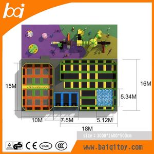 Aire de jeux intérieure multifonctionnelle Grande aire de jeux Piscine intérieure en mousse Parc de trampoline pour enfants <span class=keywords><strong>Parcours</strong></span> <span class=keywords><strong>Ninja</strong></span> à vendre - Product Image 5