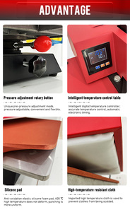 Machine de <span class=keywords><strong>presse</strong></span> à chaud pivotante, impression de t-shirt 40x60cm, machine de transfert de <span class=keywords><strong>presse</strong></span> à chaud - Product Image 6