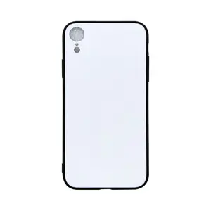 Blank Phone Cases For Printing Custom Sublimation Blank Phone Case TPU+PC 2 In 1 White Color Blank Phone Case For UV Printing OEM Sublimation Phone Case Blank