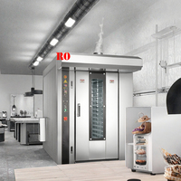 Four à gaz SURRI à commande numérique, en acier inoxydable, avec porte en verre, à un seul niveau, pour boulangerie commerciale, pour pizza et pain