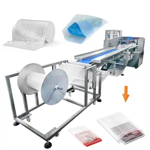 Rouleau de papier peint Pape Machine d'emballage à bulles antistatique Machine d'étiquetage d'emballage express automatique Ligne de production intégrée