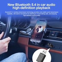 Adaptor USB Bluetooth 5.4 Pemancar Penerima Dongle Bluetooth Nirkabel Adaptor Audio USB Bluetooth untuk Komputer PC Laptop