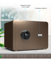 Coffre-fort numérique intelligent à empreintes digitales, coffre-fort électronique à mot de passe pour la maison, l'hôtel et les entreprises, pour ranger l'argent et les bijoux