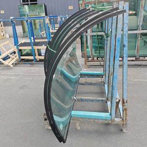 กระจกโค้งสถาปัตยกรรมกระจกนาโนสีขาวความปลอดภัยจัมโบ้กระจกโค้งนิรภัยสำหรับอาคาร - Product Image 1