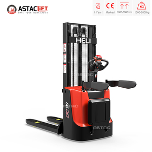 Carrello Elevatore Elettrico HELI 2000kg con Sollevamento 1.6m-4m, Guida a Terra, Batteria AC al Piombo-Acido, per Uso Interno - Product Image 2