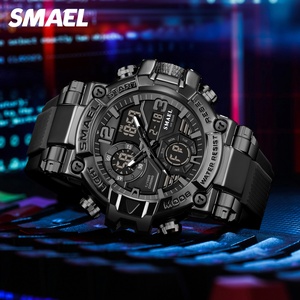 Montres analogiques-digitales à double affichage SMAEL 8110, design tendance pour hommes, année du dragon - Product Image 6