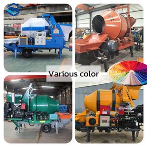 JZM350 dizel beton pompası mikser makinesi ile hidrolik çimento teslimat pompası beton mikser Motor ve Motor çekirdek bileşenleri ile - Product Image 2