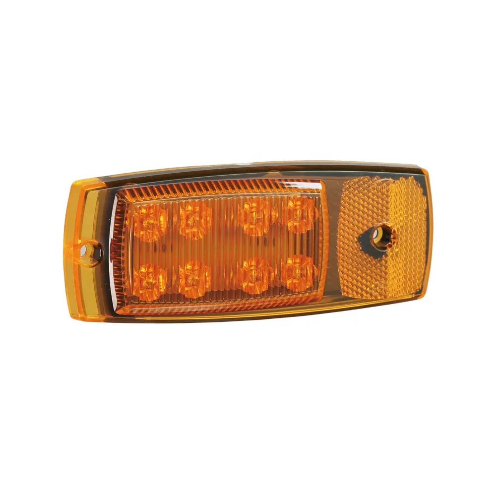 Marqueurs latéraux à LED pour remorque camion en ambre, 2 pièces, 10-30V