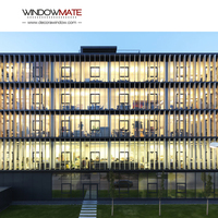 Système de persienne pour mur extérieur façade de bâtiment persienne solaire persienne en aluminium aluminium