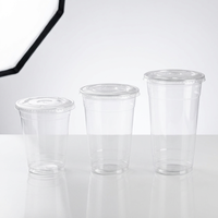 Kingstar Couvercles plats à clipser en PP durable de 98 mm, vente en gros, pour gobelets fins de 12 à 20 oz