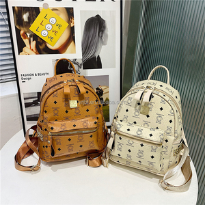 2025 Phụ Nữ Của Thiết Kế Thương Hiệu PU Ba Lô Châu Âu Và Mỹ Thư In Ấn Dây Kéo Đóng Cửa Polyester Lót Xu Hướng Thời Trang - Product Image 5