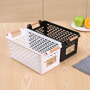 <b>Plastic</b> <b>Basket</b> Rectangle Snack Sundries Storage Box for Bathroom Desktop Kitchen - Product Image 4